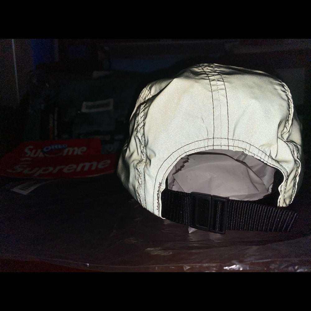 Supreme Reflective Camp Cap SS20 Green - Picture 6 of 7